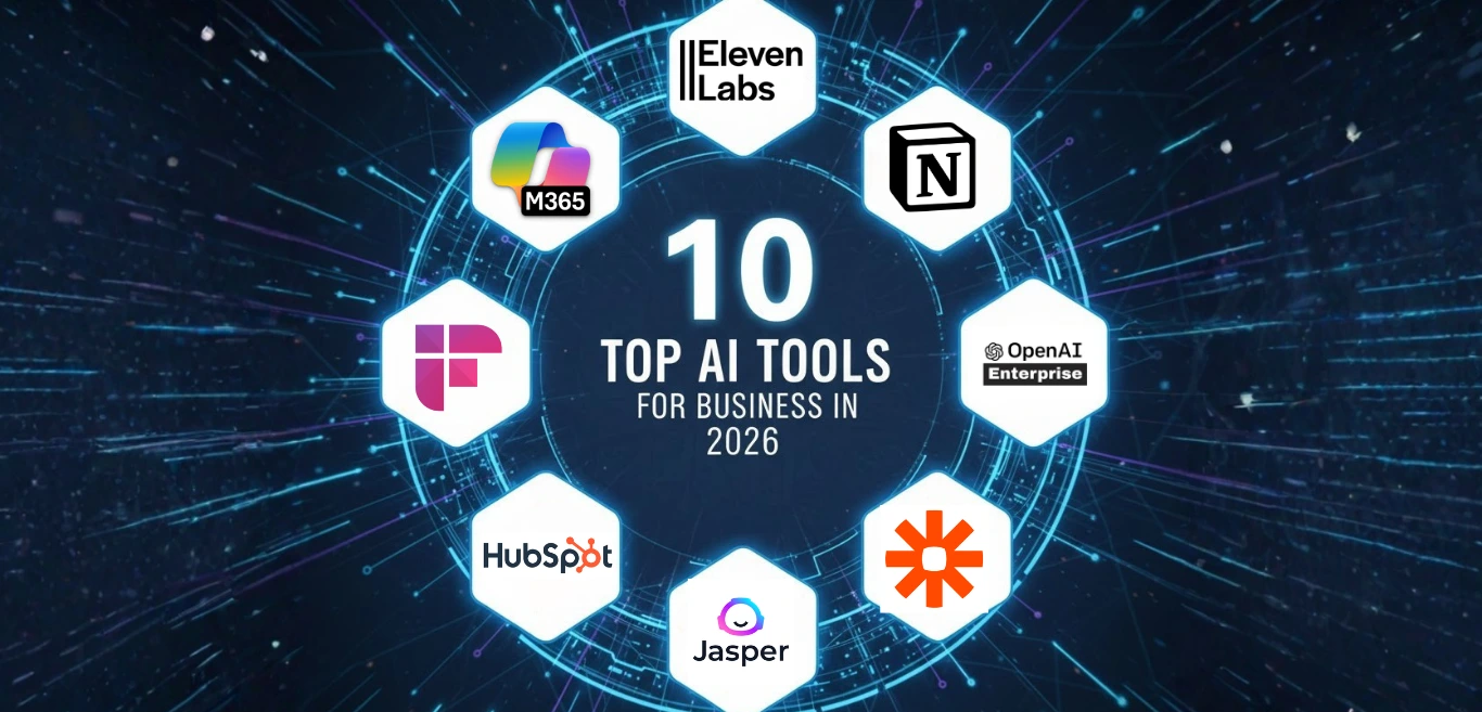 Top 10 AI Tools for Business in 2026